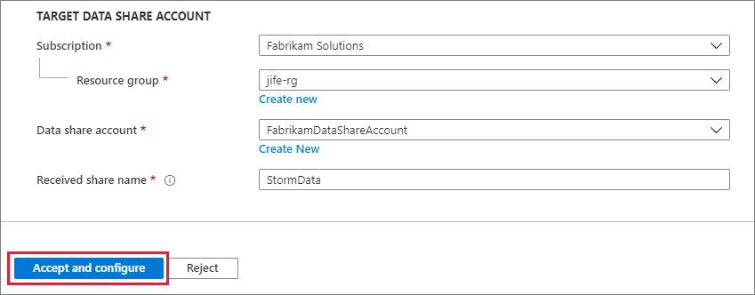 Accept options Accept options