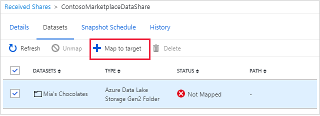 Map to target Map to target