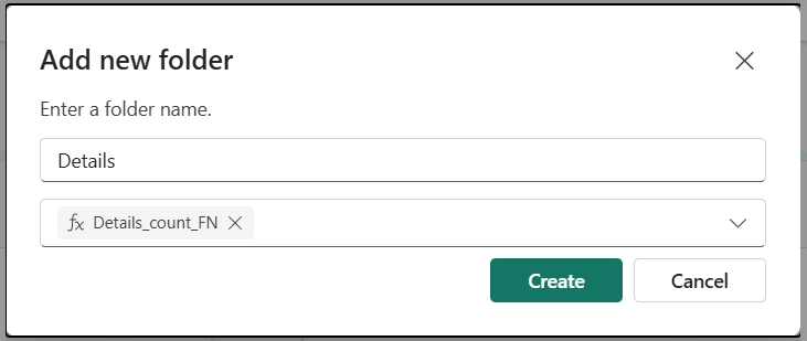 Screenshot of the new folder being created.
