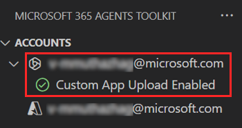 Screenshot showing where to sign in to Microsoft 365 and Azure.