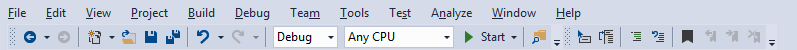 ToolbarBuildConfiguration toolbar build configuration