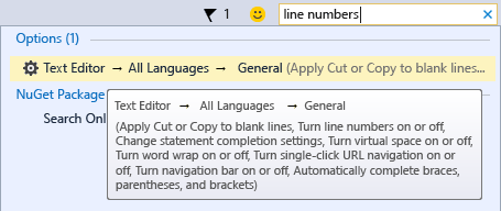 Vs_ide_gs_debug_line_numbers Visual Studio editor with line numbers