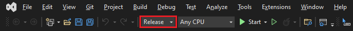 ToolbarBuildConfiguration toolbars build configuration